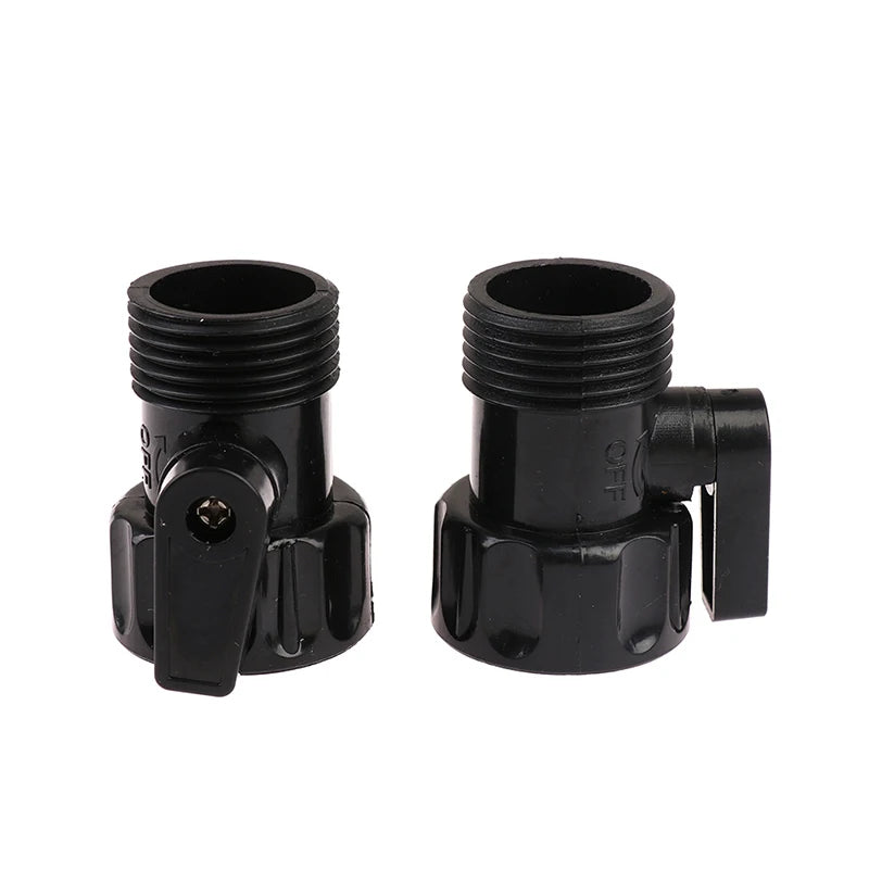2Pcs Garden Irrigation Valve 3/4" Male to Female Thread Extend Hose Switch. Qme