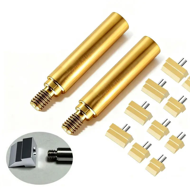 1PC Spade-shaped Aoldering Iron Tip 10.5-40mm Width, Suitable For 936-937-8898-8586-888D Series Soldering Iron Welding Tools. Qme