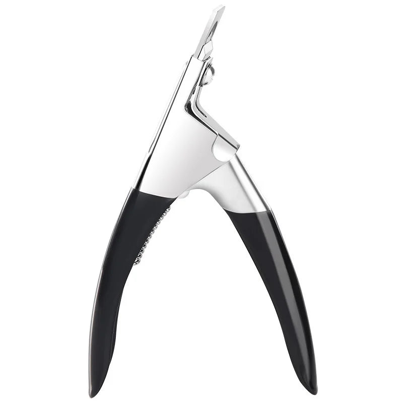 False Acrylic Tips Clipper Manicure Clamp Clippers Special Type U Word Cut False Manicure Tools Cut Clipper Nail Manicure Tools Qme 1pcs black