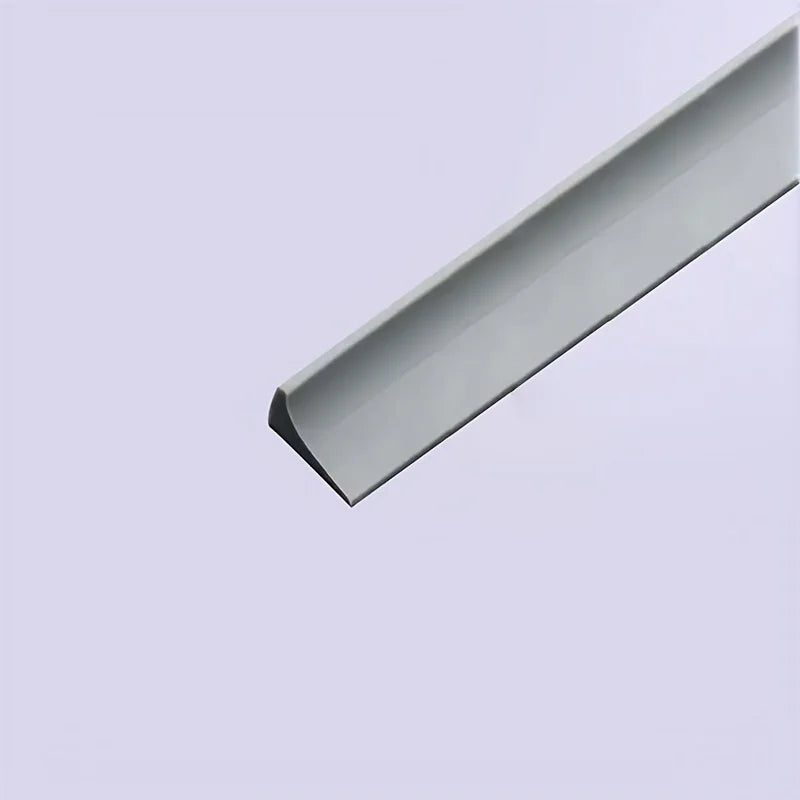1pc Self-Adhesive Bathroom Waterproof Strip - Leak-Proof, Shower & Toilet Countertop Sealant, Floor Insulation Barrier Qme Grey 2m