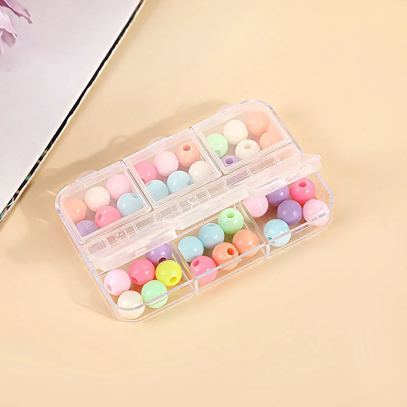6 Grids Organizer Case Holder Craft Plastic Storage Box Compartment Qme