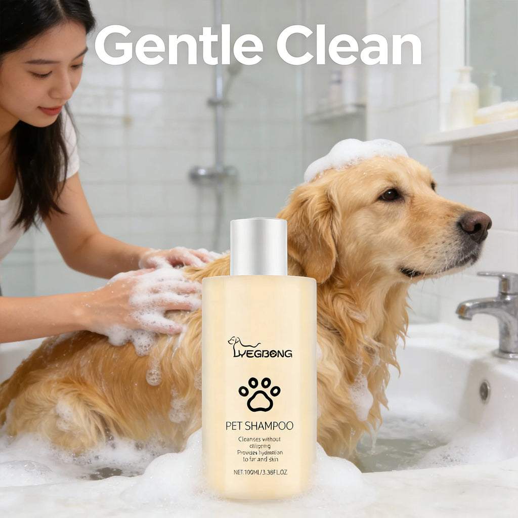 Fragrant Pet Shampoo Nourish Remove Stain Smooth Hair Prevent Tangling Relieve Itching Reduce Body Odor Moisturizing Pet Shampoo Qme