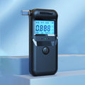 Digital Alcohol Breath Tester with 5 Mouthpieces LCD Display Portable Breathalyzer Handheld Alcohol Analyzer for Home Party Use Qme Default Title