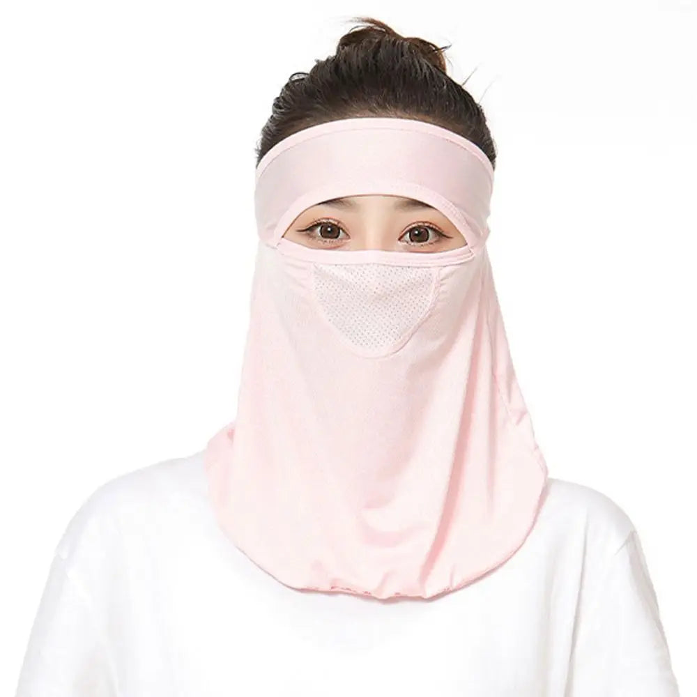 Face Cover Sunscreen Veil Outdoor Face Shield Men Fishing Face Mask Womne Neckline Mask Face Gini Mask Summer Sunscreen Mask Qme