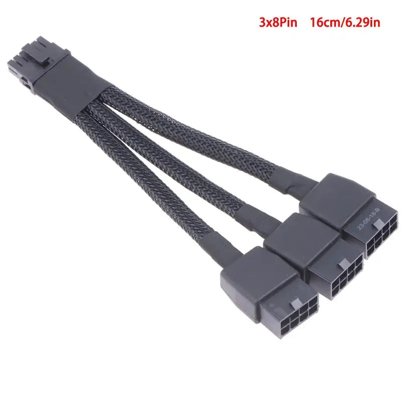 Heavy Duty GPU Power Cable 8Pin 16Pin RTX4070 RTX4070Ti Long Lasting Qme A2