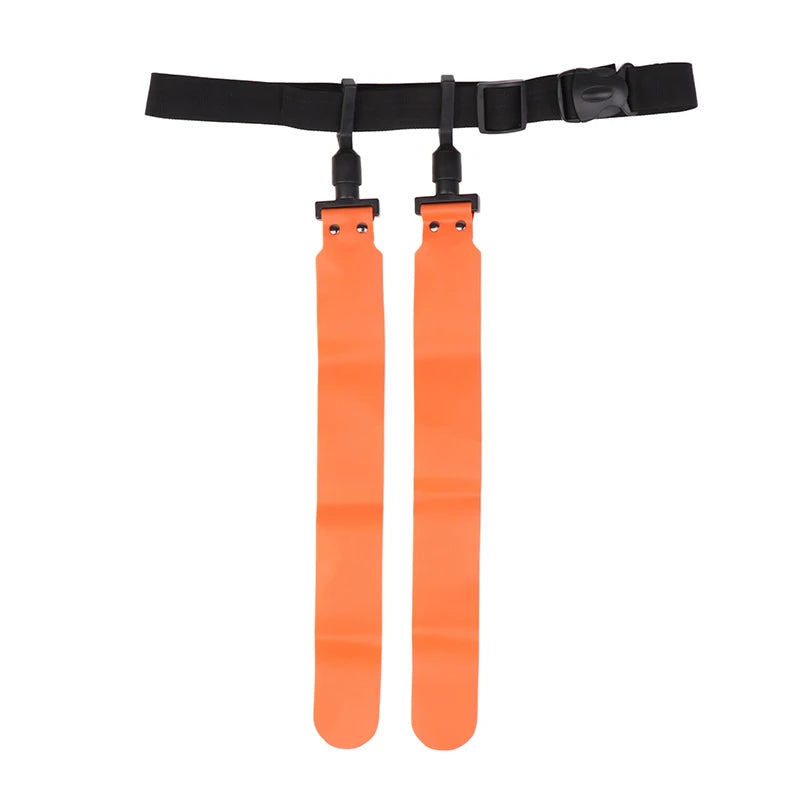 Adults Youth Rugby Training Belt Adjustable Soccer Flag Tag Waist Qme Orange