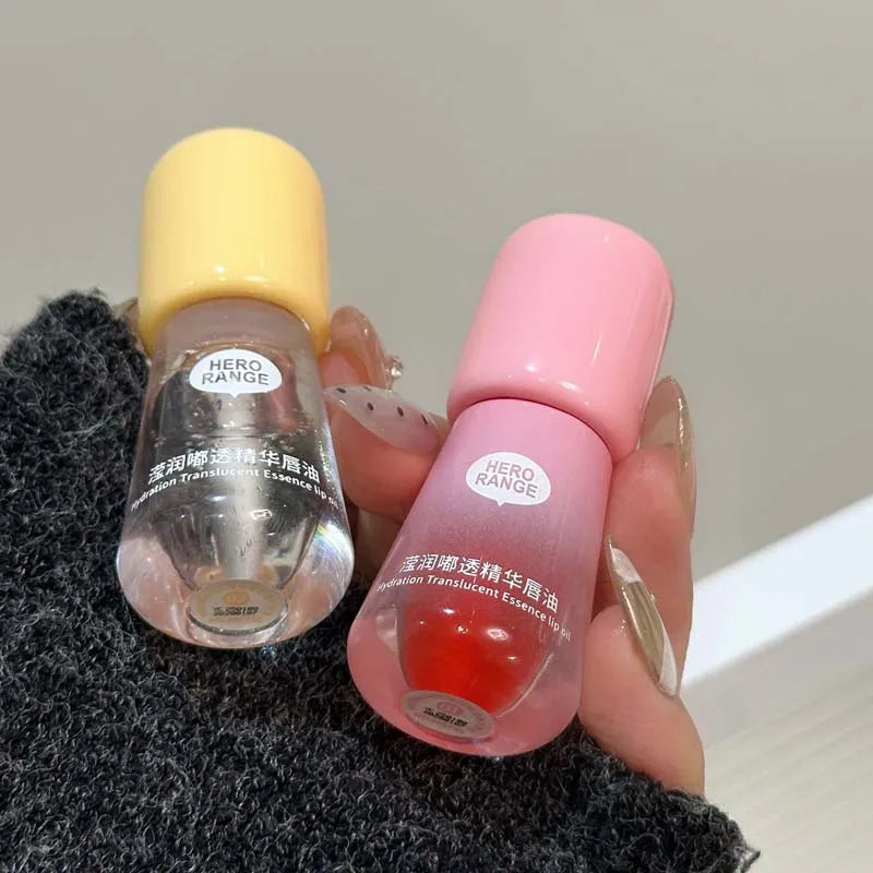 HERORANGE Moisturizing Lip Oil Mirror Gloss Improve Lines Remove Dead Qme