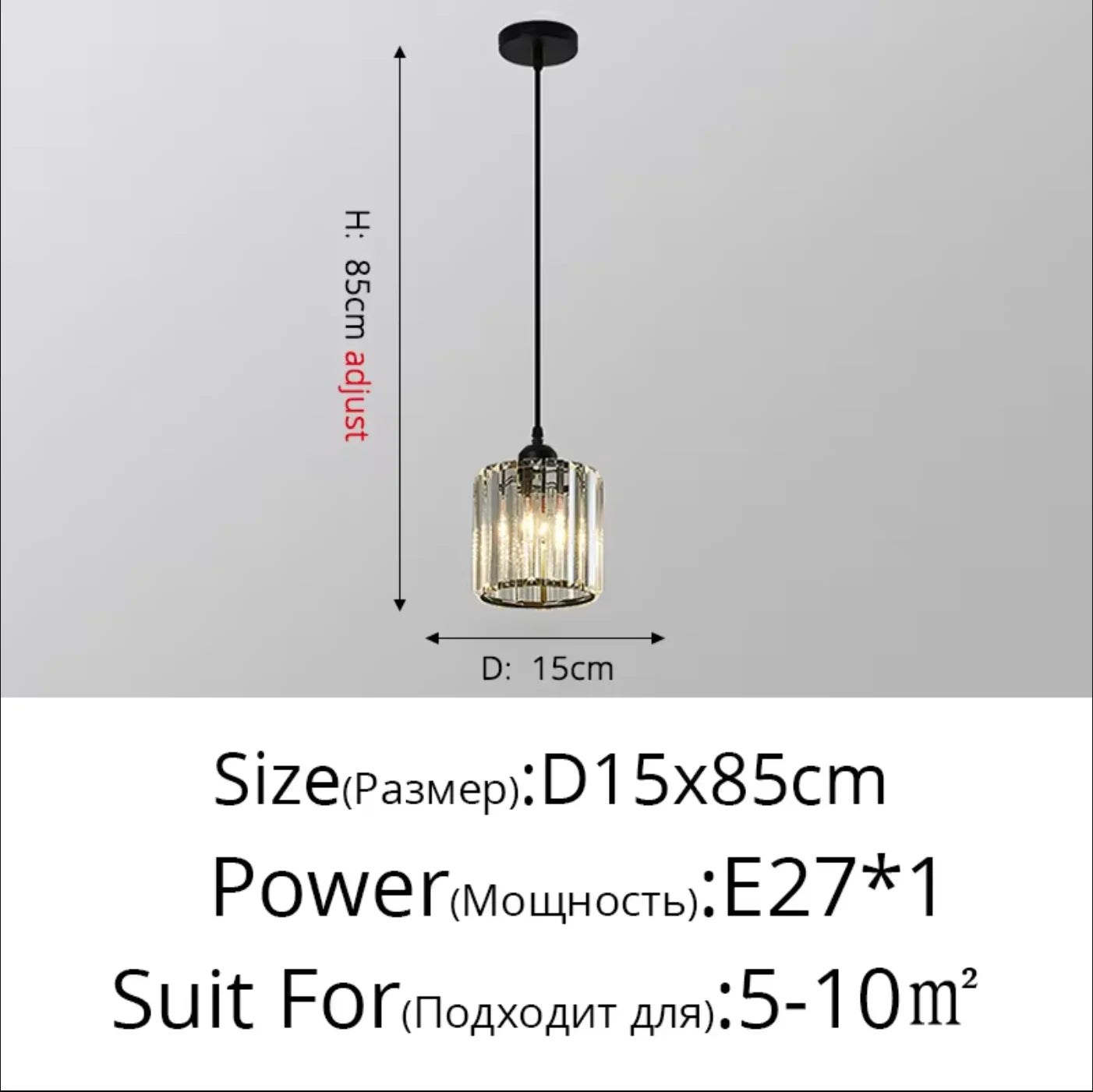 Led Ceiling Light Modern Home Decoration Crystal Chandelier Luxury Living Room BedRoom Dining Gold Ceiling Lamp lighting Qme round balck