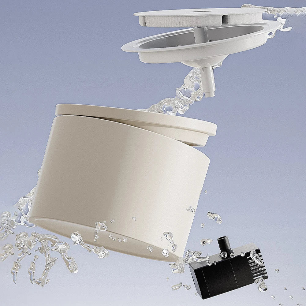 Water Dispenser Cat Automatic Water Dispenser, Pet Ceramic Bowl, Dog Bowl Water Dispenser, Circulation And Flow Qme
