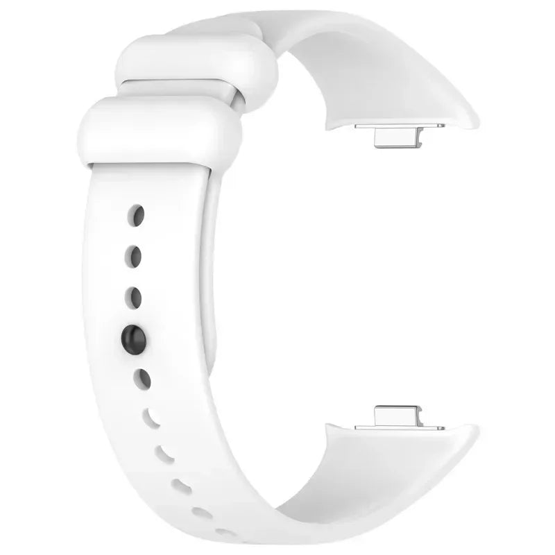 Strap+case for Xiaomi Mi Band 8 Pro Strap Smart Band Protective Case Silicone Wristband Bracelet for Miband 8Pro Qme White Strap Mi Band 8 Pro
