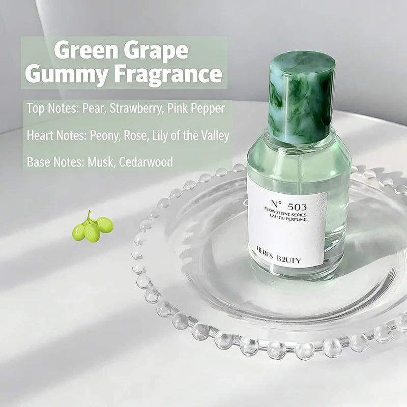 Unisex Eau De Toilette Soft Floral Fruity Scent Long-lasting Qme Lily of the valley 50ml