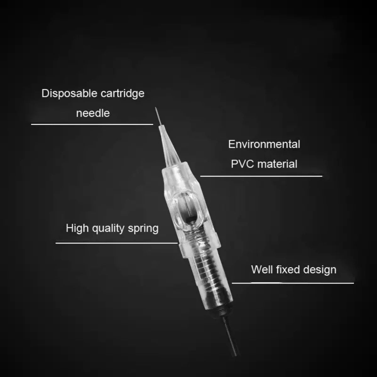 10/5pcs PMU Permanent Makeup Tattoo Cartridge Needle Set 600D-G Disposable Sterilized 1R 3R 5R 5F 7F for Eyebrow & Lip Tattooing Qme