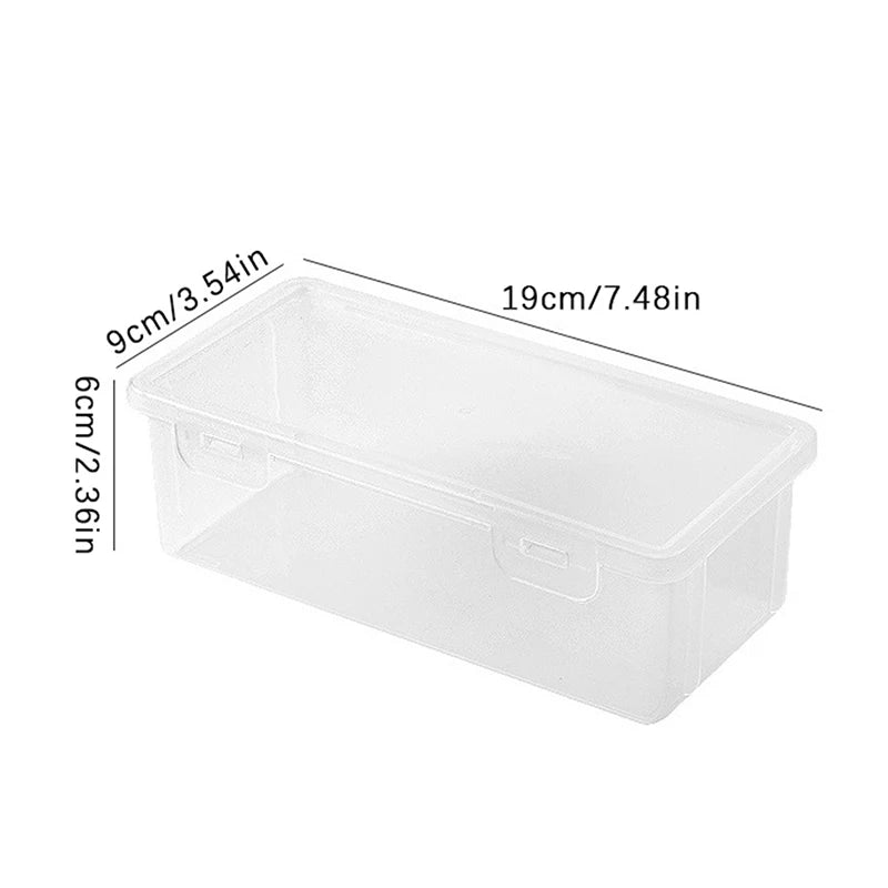 School Pencil Case Supplies Storage Box PP Material Transparent Pouch Qme