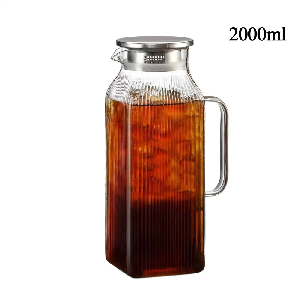 Pitcher Lid Clear Heat Resistant Large Thickened Carafe Water Qme