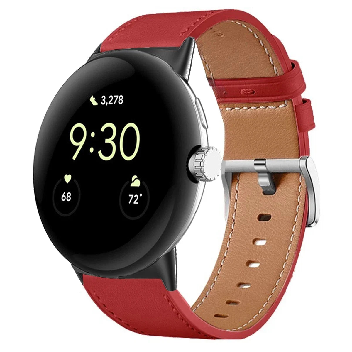 For Google Pixel Watch 3 41 45mm Strap Leather Replace Wristband Correa Bracelet For Google Pixel Watch 2 3 Band Belt Accessorie Qme
