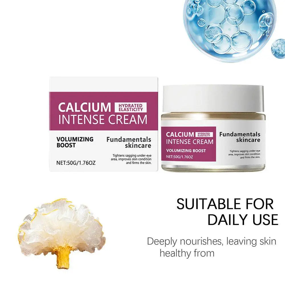 Calcium Intense Cream Tighten Skin Elasticity Enhance Moisturizing Facial Firming Improve Skin Sagging Nourishing Facial Lifting Qme