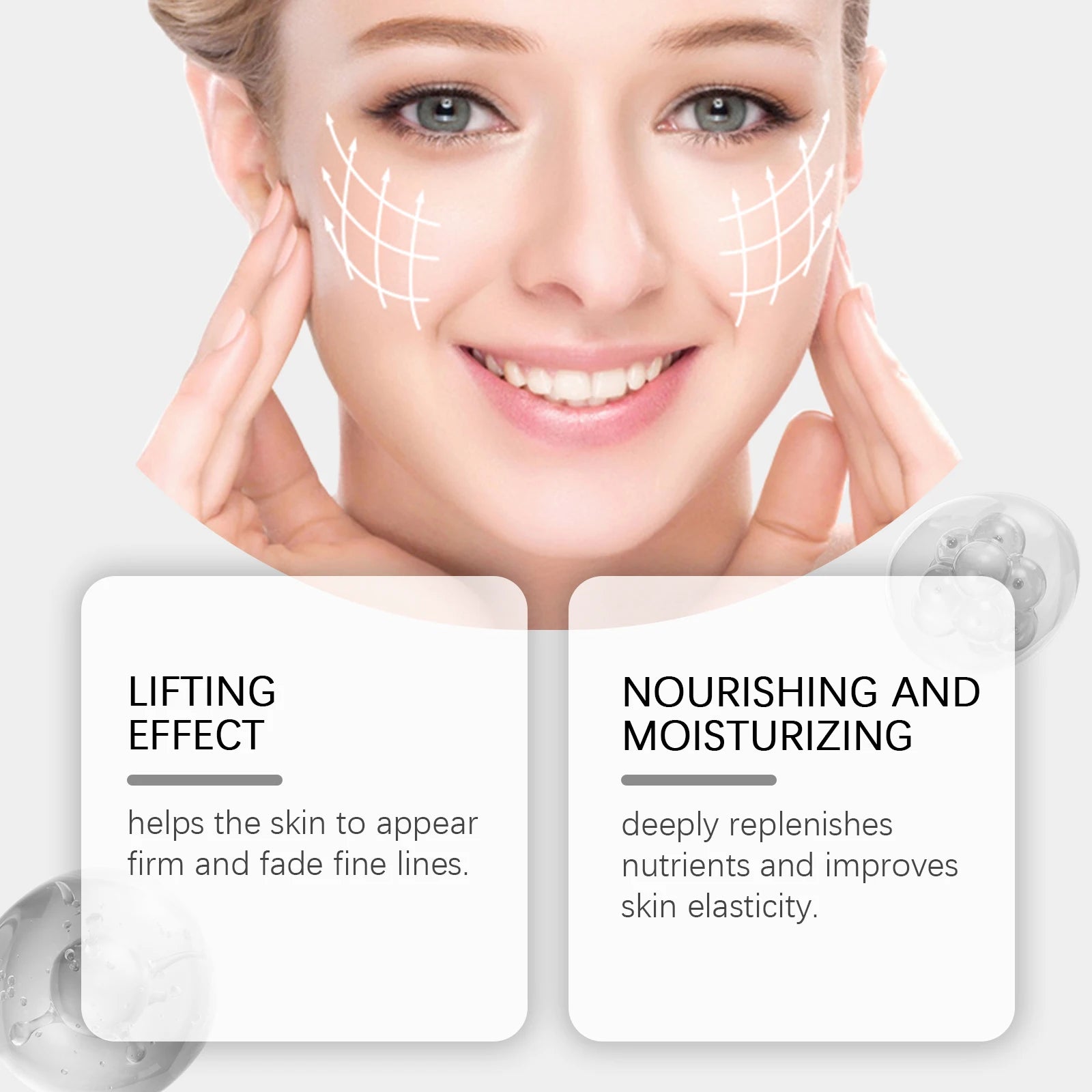 Collagen Essence Facial Firming Stick Fade Fine Lines Tighten Soothing Improve Dullness Brightening Retinol Face Cream Stick Qme