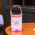Water Bottle Carrier Bag Adjustable Buckle Baby Stroller Cup Holder Qme A4