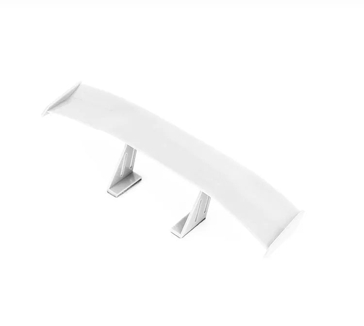 Car Rear Spoiler Mini Spoiler Wing Small Model GT Carbon Fiber Without Perforation Tail Decoration Auto Accessories Car-styling Qme White