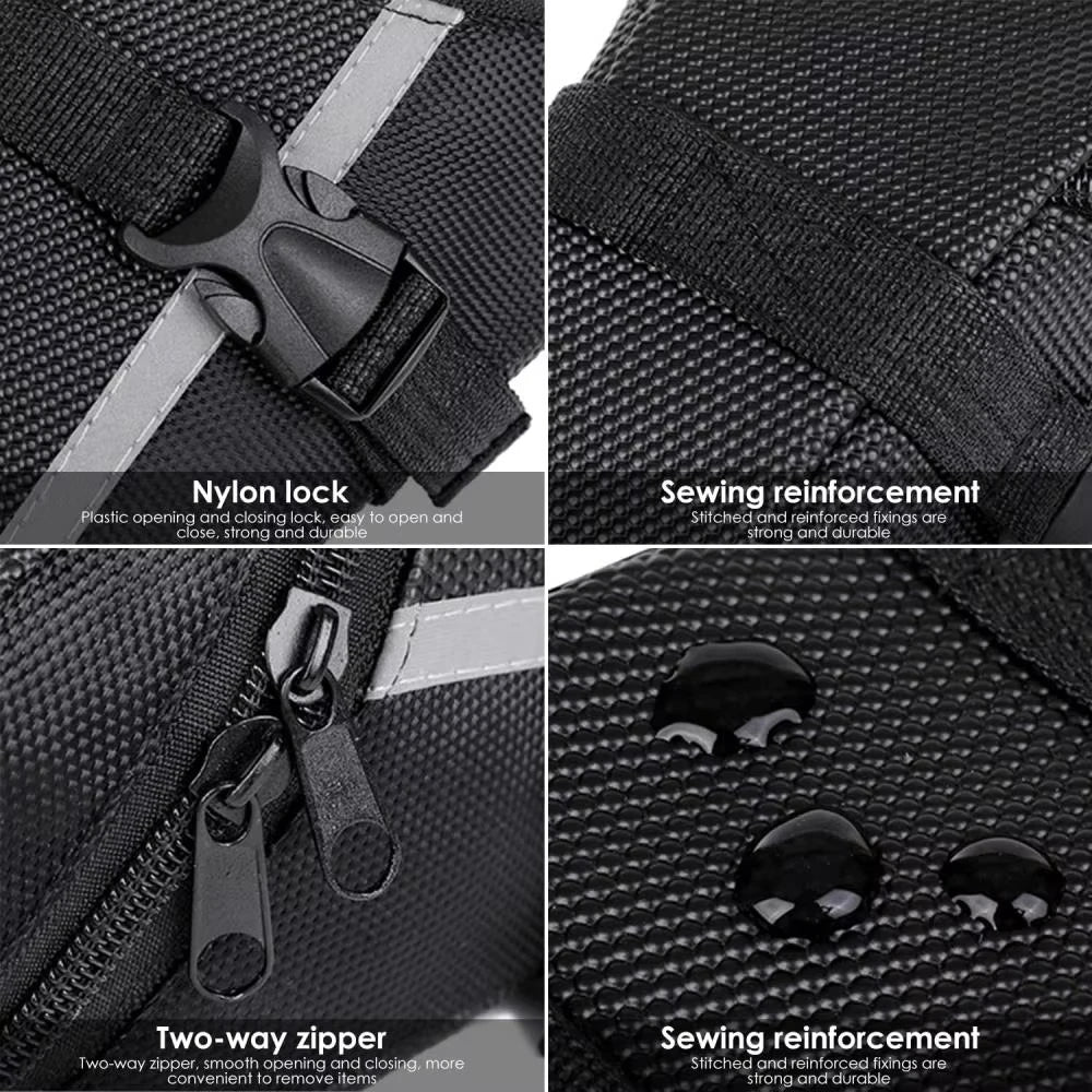 Universal Bicycle Saddle Bag Bicycle WaterProof Tail Bag Mountain Bike Rear Bag Bike Tail Bag Outdoor Bicycle Accessories Qme