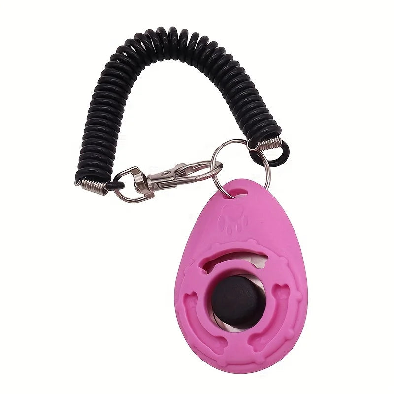 Dog Training Soundpad with Wristband Durable, Lightweight and Easy to Use, Suitable for Cat, Dog and Horse Behavior Training Qme Pink