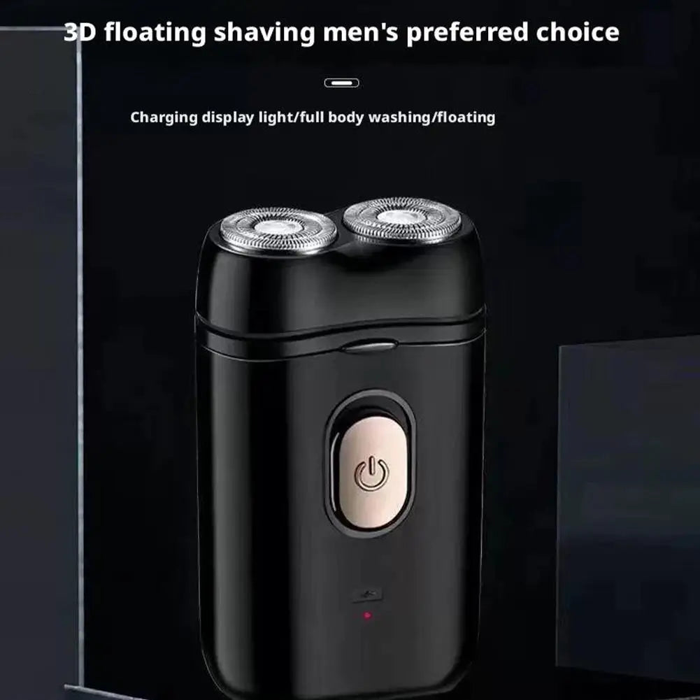 Men's Electric Shaver Shaving Tool Usb Rechargeable Portable Mini Qme