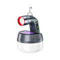 Solar Light Camping Portable Table Lamp USB Rechargeable Powered Qme as shown China Mainland