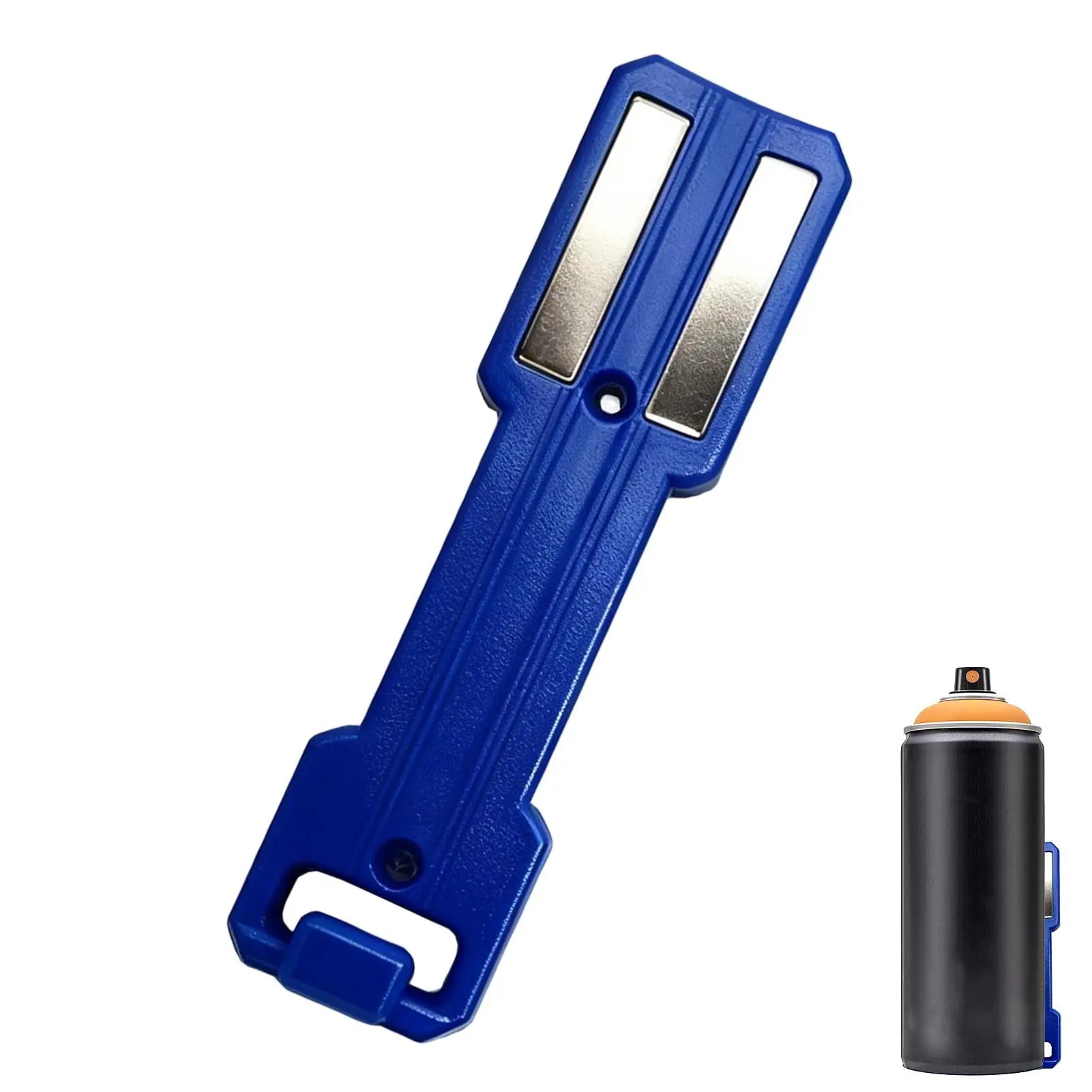NEW 1PC Magnetic Spray Can Holder Bottle Organizer Wall Mount Spray Paint Rack For Garage Tool Case Workplace Workshop Basement Qme