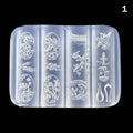 Sea Shell Starfish Goldfish Koi Fish 3D Acrylic Nail Mold Summer Qme 1