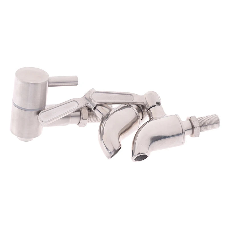 Wine Barrel Water Spigot Tap 304 Stainless Steel Faucet Beer Beverage Qme