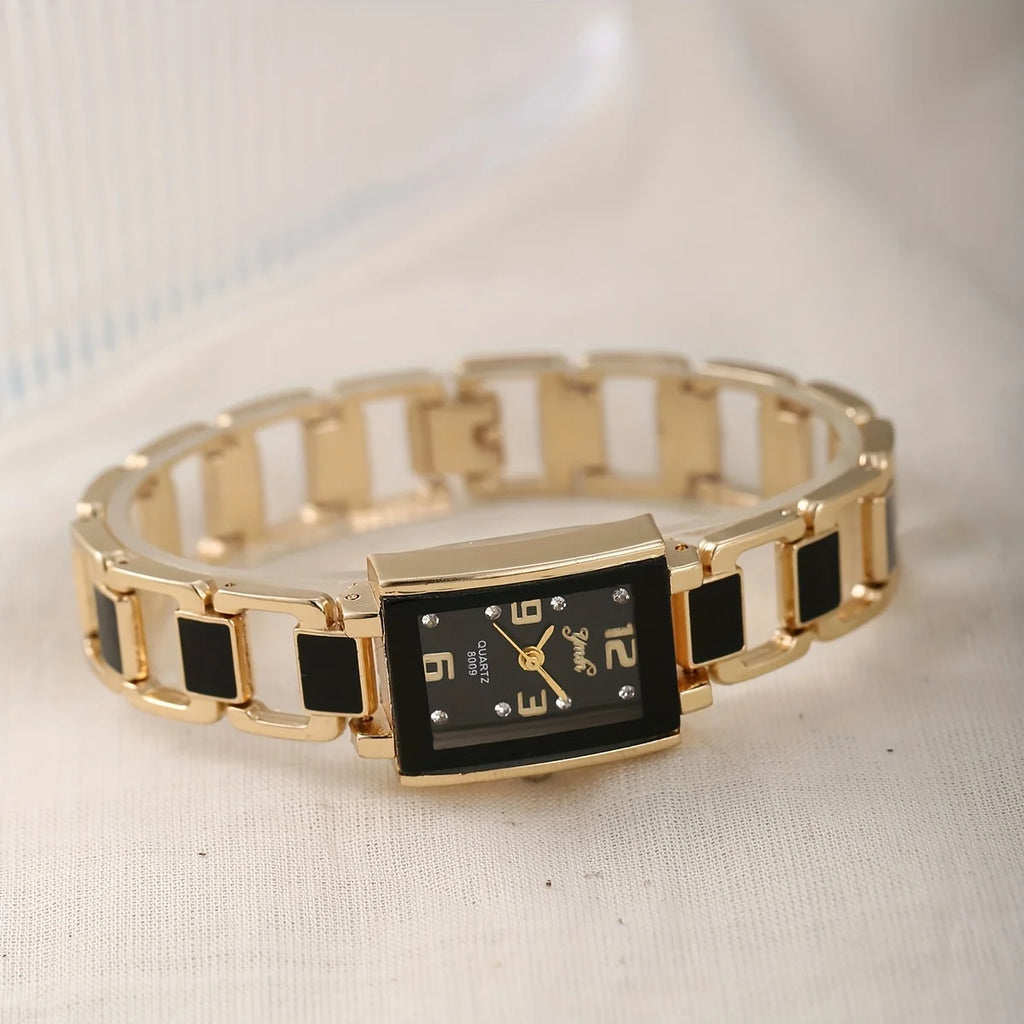 6pcs ladies' watch set, elegant, fashionable, casual, business, light luxury, gorgeous and simple watches, Qme