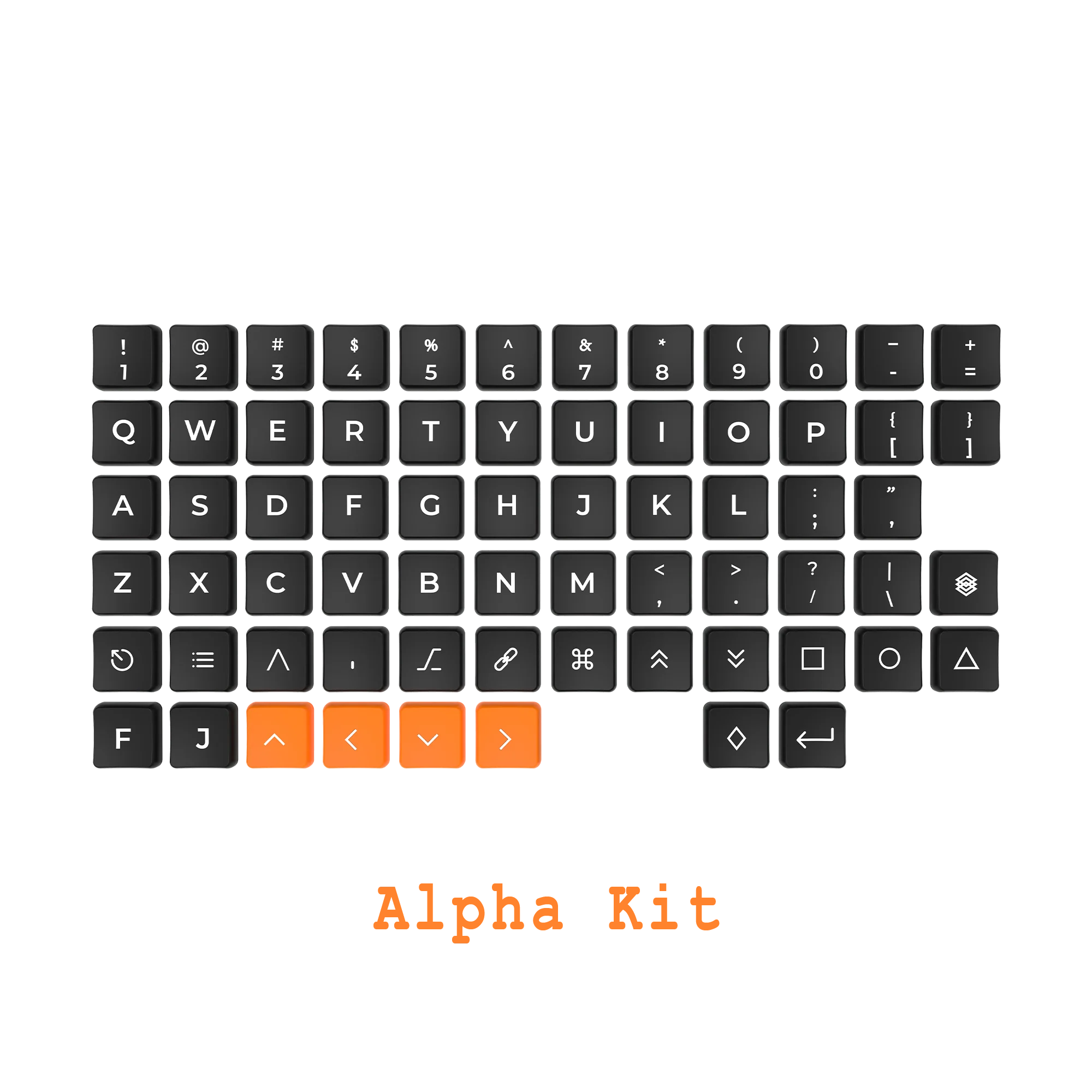 CHOSFOX Low Profile PBT Choc Keycaps for Kailh 1350 Low Profile Switch Mechanical Keyboard Ultra Thin Keycaps Qme ALPHA KIT