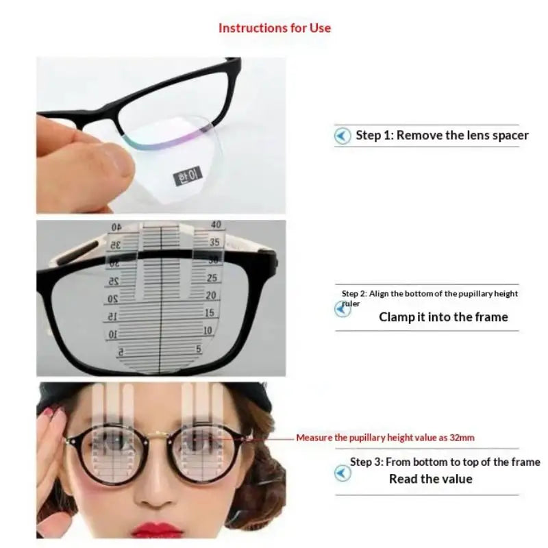 1Pair Optical PH Ruler Pupil Height Meter Optometry PH Tester For Hospital Eye Ophthalmic Measuring Tools For Eyeglass Equipment Qme