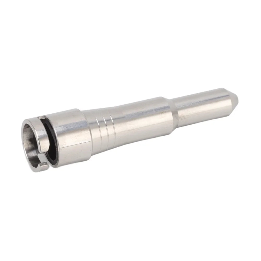 Milk Frother Foam Inner Tube Rust-Proof Silicone Coffee Steam Nozzle Stainless Steel Coffee Machine Nozzle for Delonghi Dedica Qme Silver