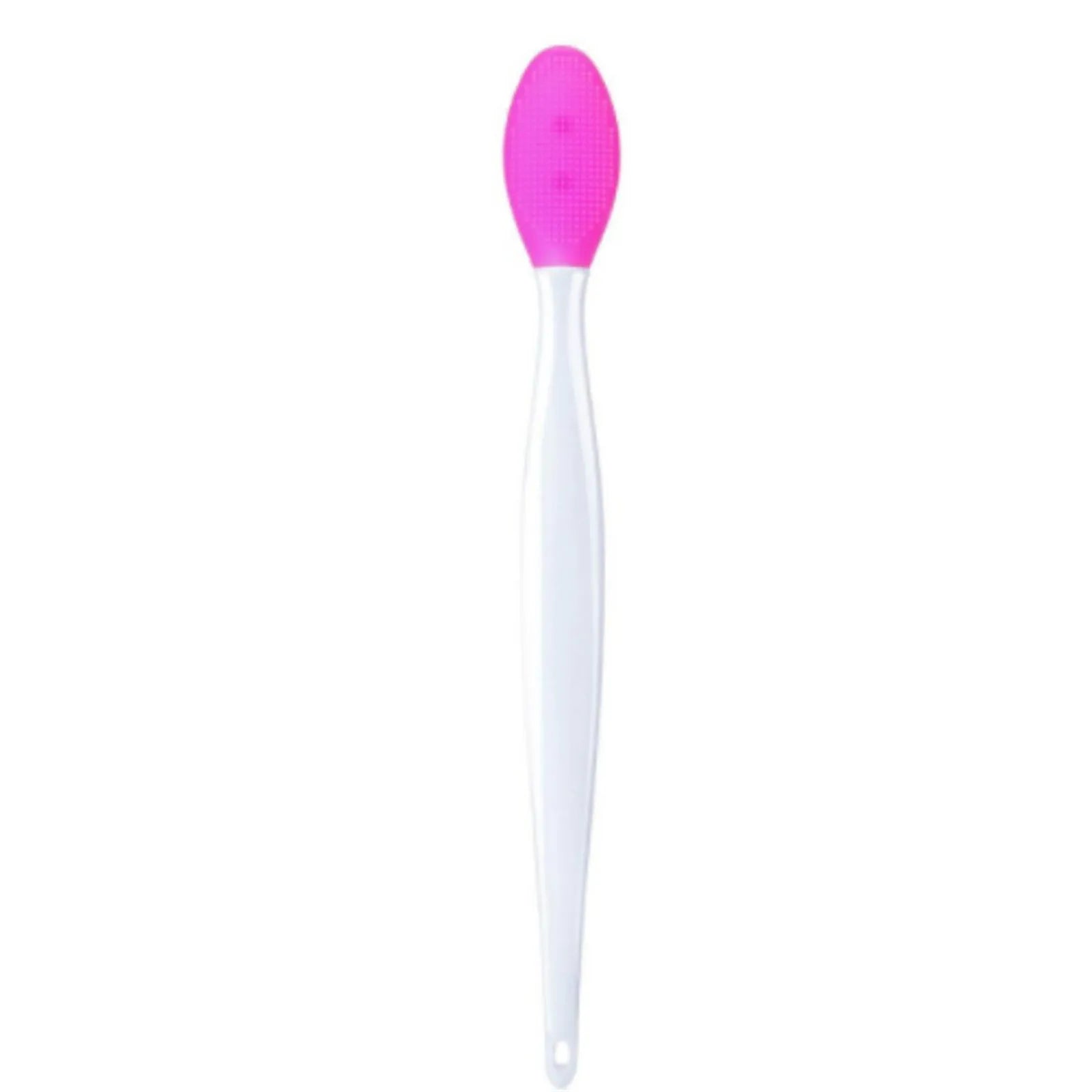 1PC Beauty Skin Care Wash Face Silicone Brush Exfoliating Nose Clean Blackhead Removal Brushes Facial Nose Cleaning Brush Tools Qme Rose Pink