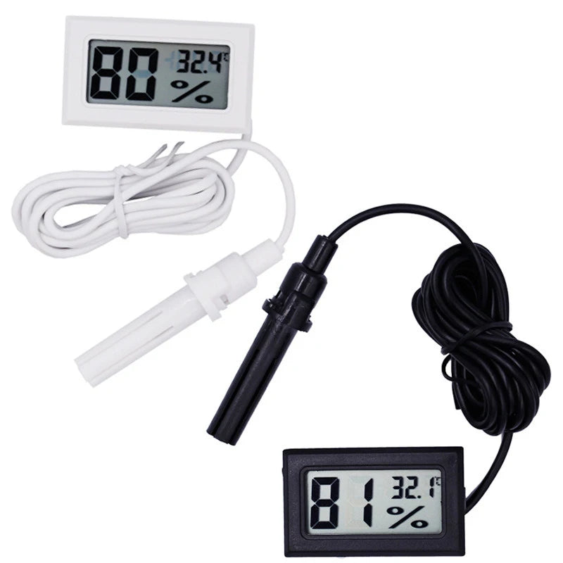 Mini LCD Digital Thermometer Hygrometer Thermostat Indoor Convenient Qme