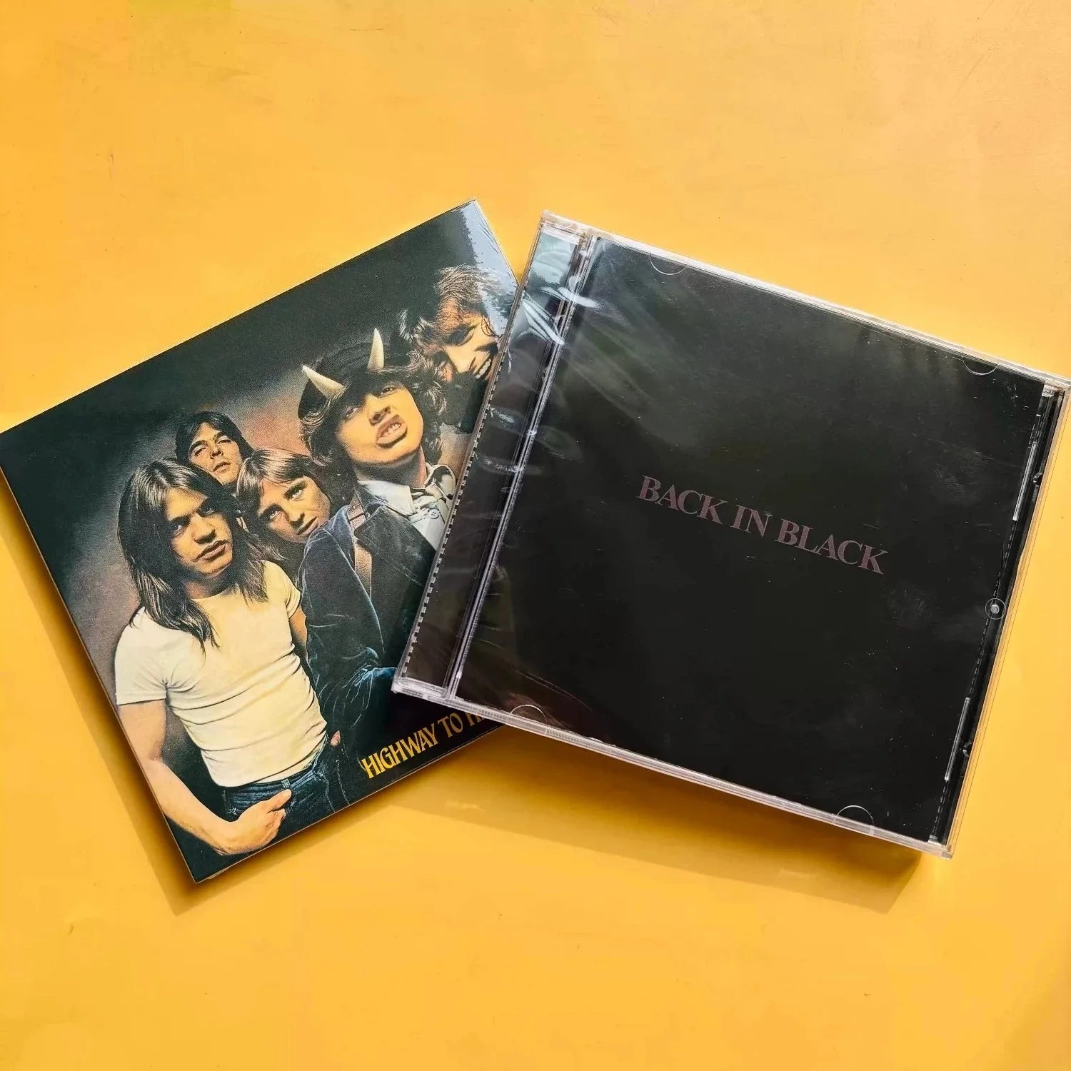 Classic Hard Rock Double Album Set "Highway To Hell" + "Back in Black" Set or Single Available, for Music Lovers Listening Qme