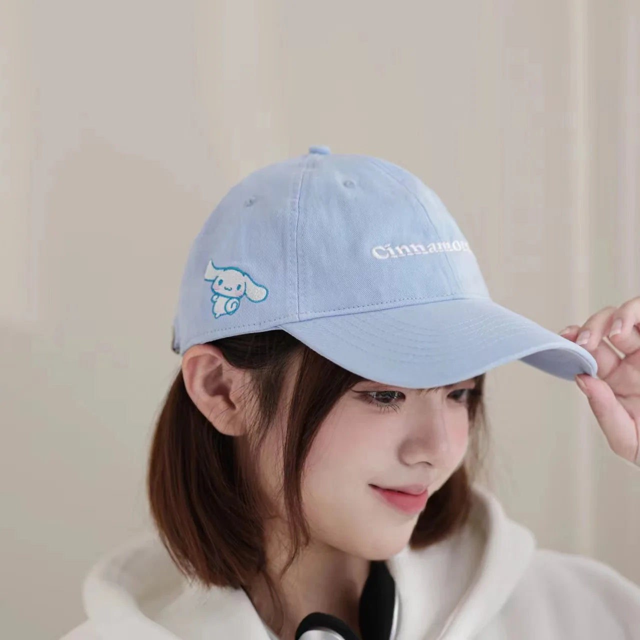 Hello Kitty Kuromi Hats Fisherman's Hats Baseball Caps New Face-Slimming Bucket Hats Leopard-Print Baseball Caps Qme hangna-20