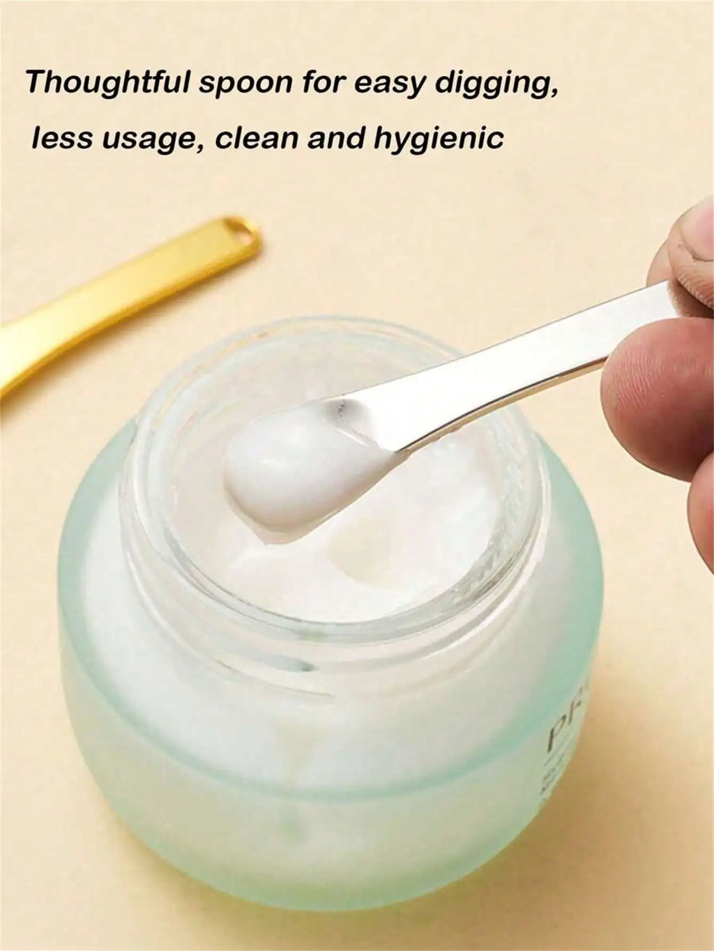 1 2 3 6 Reusable Cosmetic Spatulas Mini Spoons Suitable Easy Qme