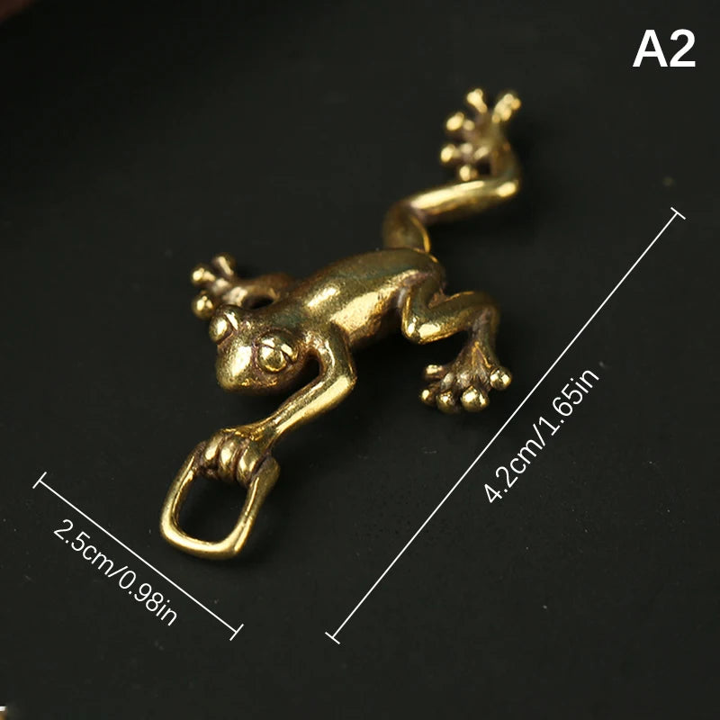 Pose Desktop Ornament Tea Pet Figurine Home Office Decor Vintage Qme A2