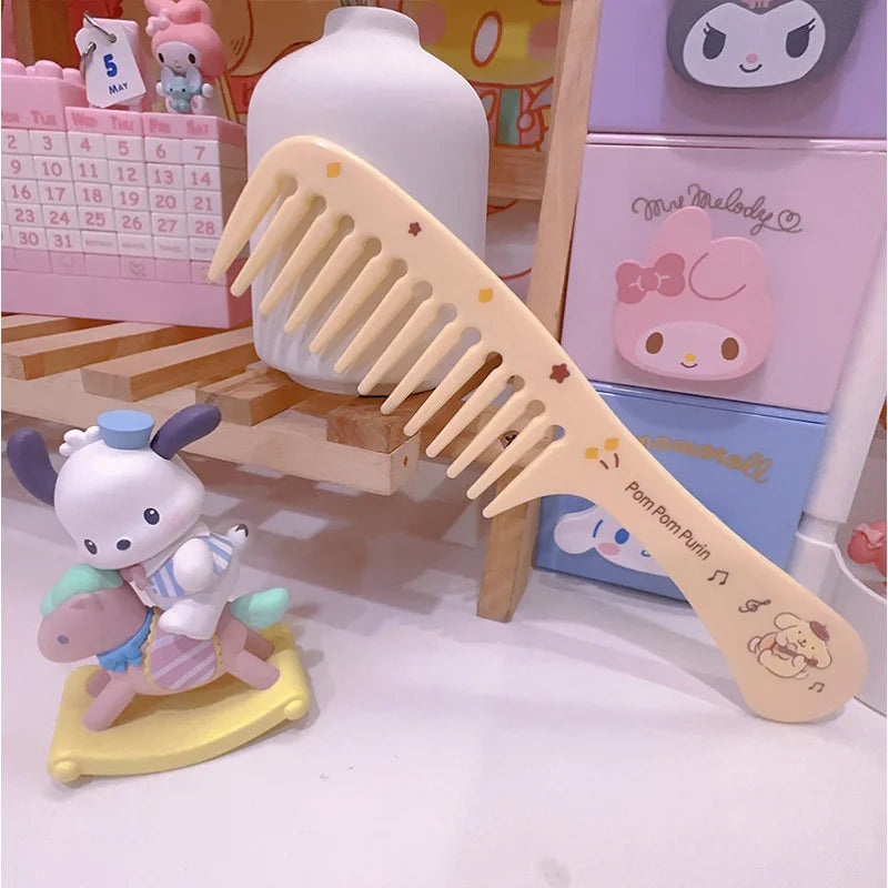 Kuro Mi Cartoon Wide-tooth Comb Household Plastic Long Straight Hair Qme