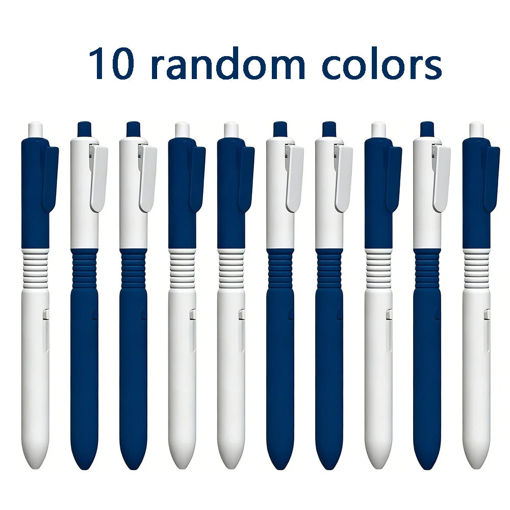 5/10Pcs/set 2 in 1 Novelty Prank Water Spray Pen Black Ink Water Gun Pen Student Model Decompression Stationery Qme 10 Pcs blue