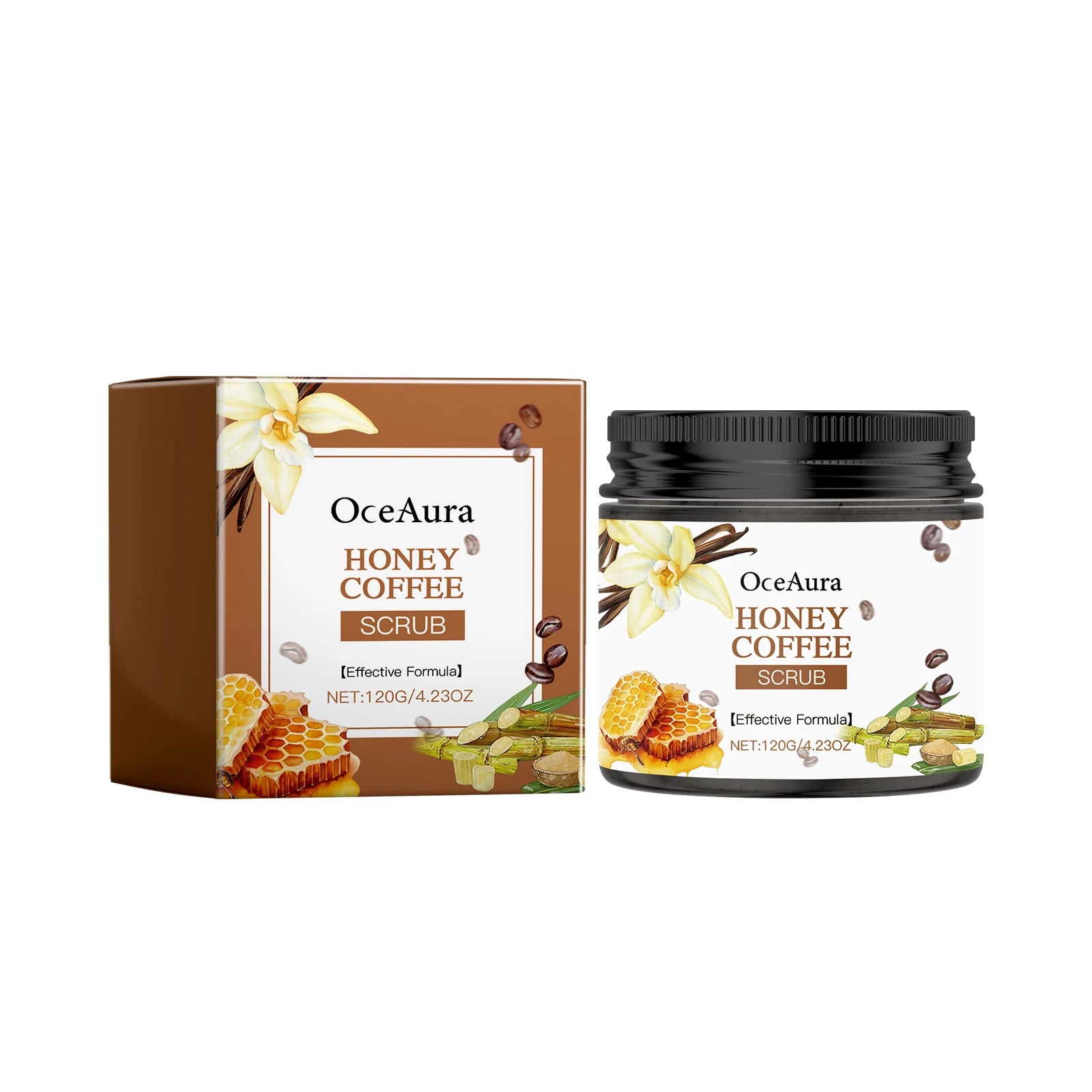 Body Scrub Cream for Bath Shower Deep Cleaning Whitening Exfoliating Removal Melanin Repair Brighten Moisturizing No Tight Qme Honey