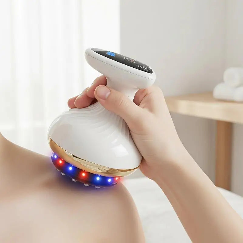 Electric Cupping Scraping Massager Adjustable Suction Rechargeable Qme