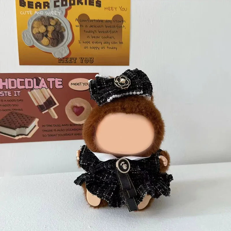 Labubu Clothing Soft Plush Doll Clothing - Advanced Clothing and Accessories Set, Suitable for 15-17cm Doll Clothing Accessories Qme