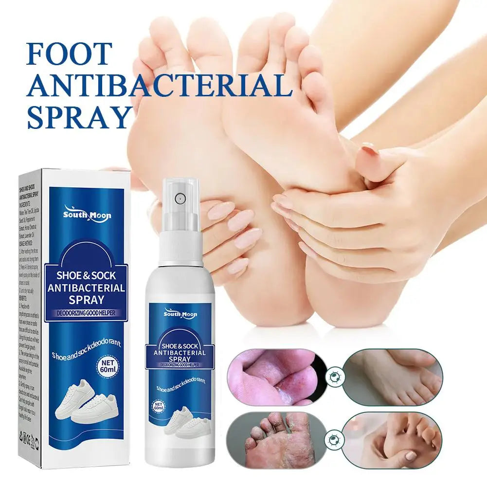 Antibacterial Spray Shoe Foot Odor Shoes Stink Freshener Socks Qme