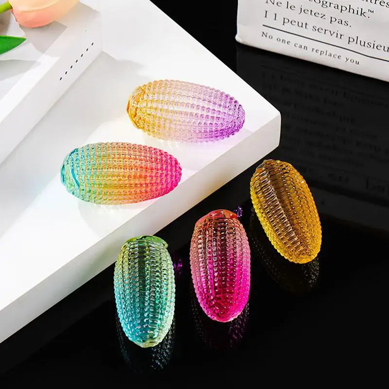 Desktop Decoration Photography Prop Good Luck Crystal Corn Ornament Qme