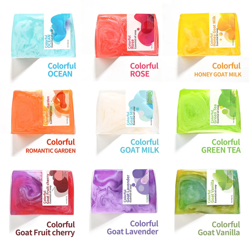 Romantic Garden Colorful Natural Organic Handmade Soap Facial Body Qme