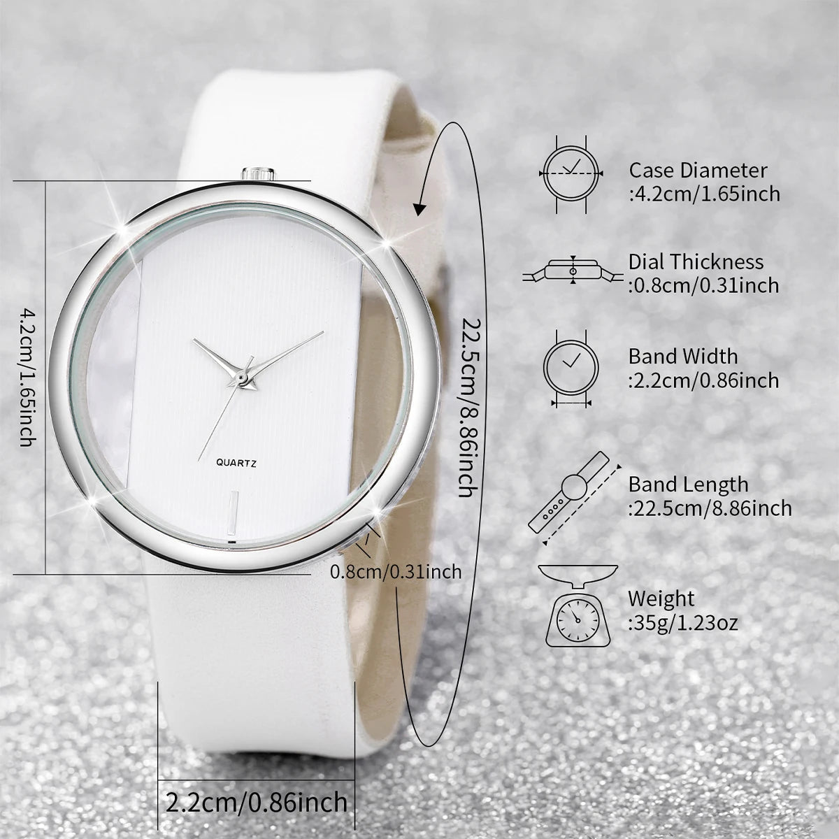 Hot selling couple transparent hollow out watch, e-commerce live broadcast popular watch, belt quartz watch Qme