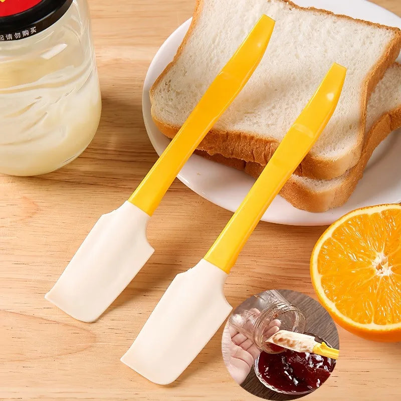 Silicone Jam Shovel Can Opener Cream Spatula Cake Honey Kitchen Qme